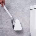 thumbnail image 5 of Cepillo de baño de golf de goma suave, mango largo, sin ángulo muerto, cepillo de limpieza de inodoro, apertura y cierre automáticos, base antifugas, 5 of 5