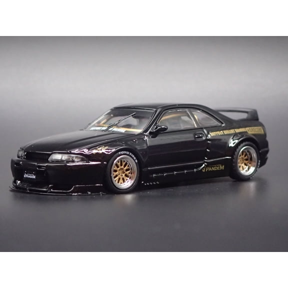 Open Box 1993-1998 NISSAN SKYLINE GTR BCNR33 PANDEM ROCKET BUNNY 1:64 SCALE DIECAST MODEL CAR