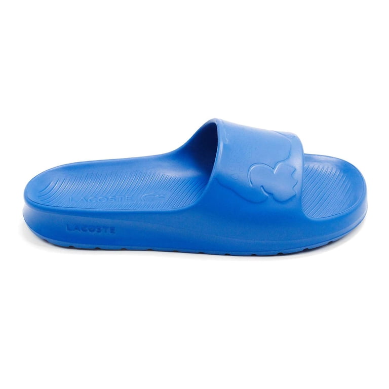 Lacoste men’s blue slides w crocodile ? print size 13 NWT Men main image 2