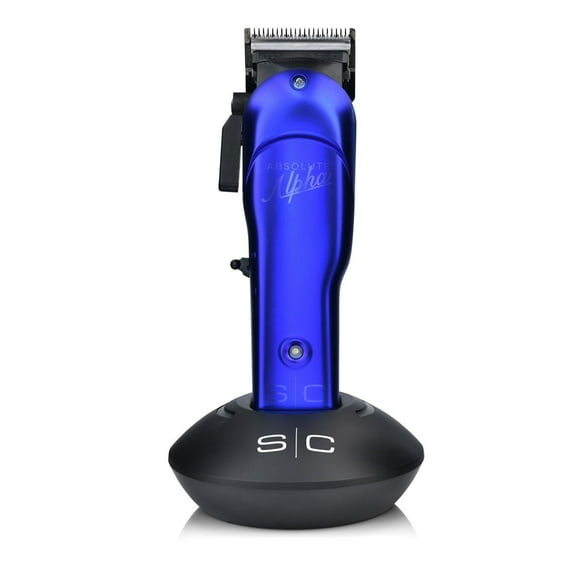 StyleCraft Absolute Alpha Cordless Hair Clipper, Battery Powered, 3 Interchangeable Lids, Multicolor