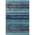 thumbnail image 2 of Addison Rugs Mayfield Premium Machine Washable Transitional Stripes Teal Rectangle Rug, 10' X 14' Machine Washable Transitional Stripes Teal Oversized Sherpa Throw Blanket, 2 of 6