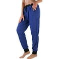 thumbnail image 3 of ToBeInStyle Women's Marled Print French Terry Jogger Pants with Cuff Ends, 3 of 7
