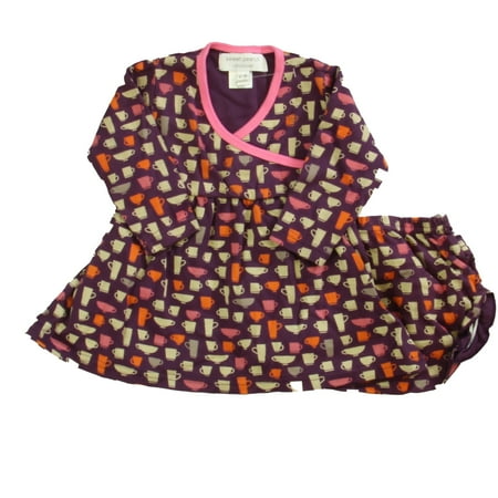 

Pre-owned Sweet Peanut Girls Purple | Coffee Cups Dress size: 12-18 Months