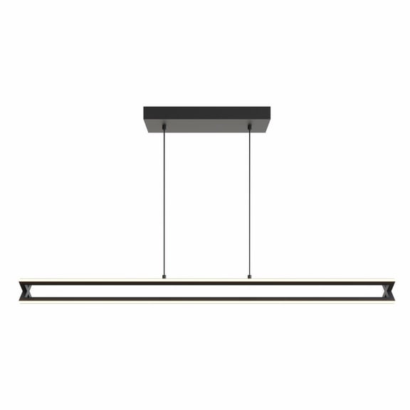 AFX - Cass - 38W 1 LED Linear Pendant In Modern Style-3.9 Inches Tall and 4.7
