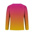 thumbnail image 4 of WRKEKC Long Sleeve Tops for Men, Men's Long Sleeve Shirts, Men's Casual Round Neck Multicolor Print Pullover Fitness Sports Long Sleeve T-Shirt Blouses, 4 of 5