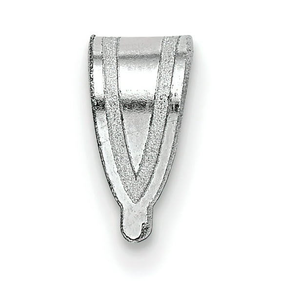 14K White Gold Bail