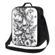 thumbnail image 1 of Fotbe Monochrome Botanical Illustration Lonchera Bolsa de Almuerzo para Hombres y Mujeres, Lonchera de Gran Capacidad, Bolsa de Almuerzo Reutilizable, Bolsa Térmica Aislante, 1 of 7