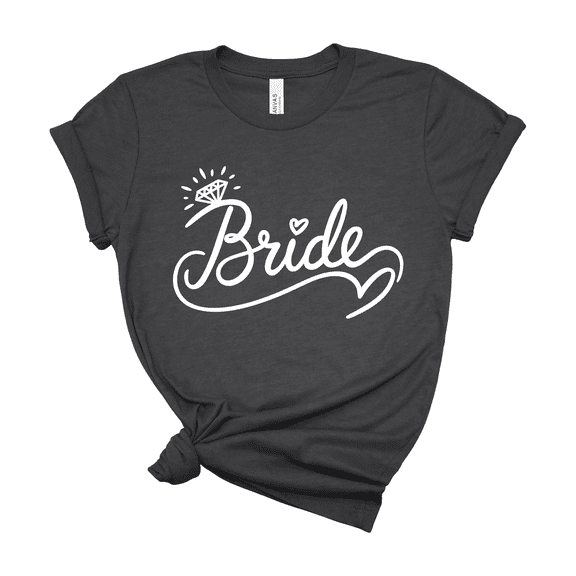 Bachelorette Party Gift Bride Women Graphic Tee Cotton Print Top