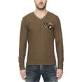 thumbnail image 1 of Buffalo David Bitton Mens Knitted Pullover Sweater, Green, X-Large, 1 of 1