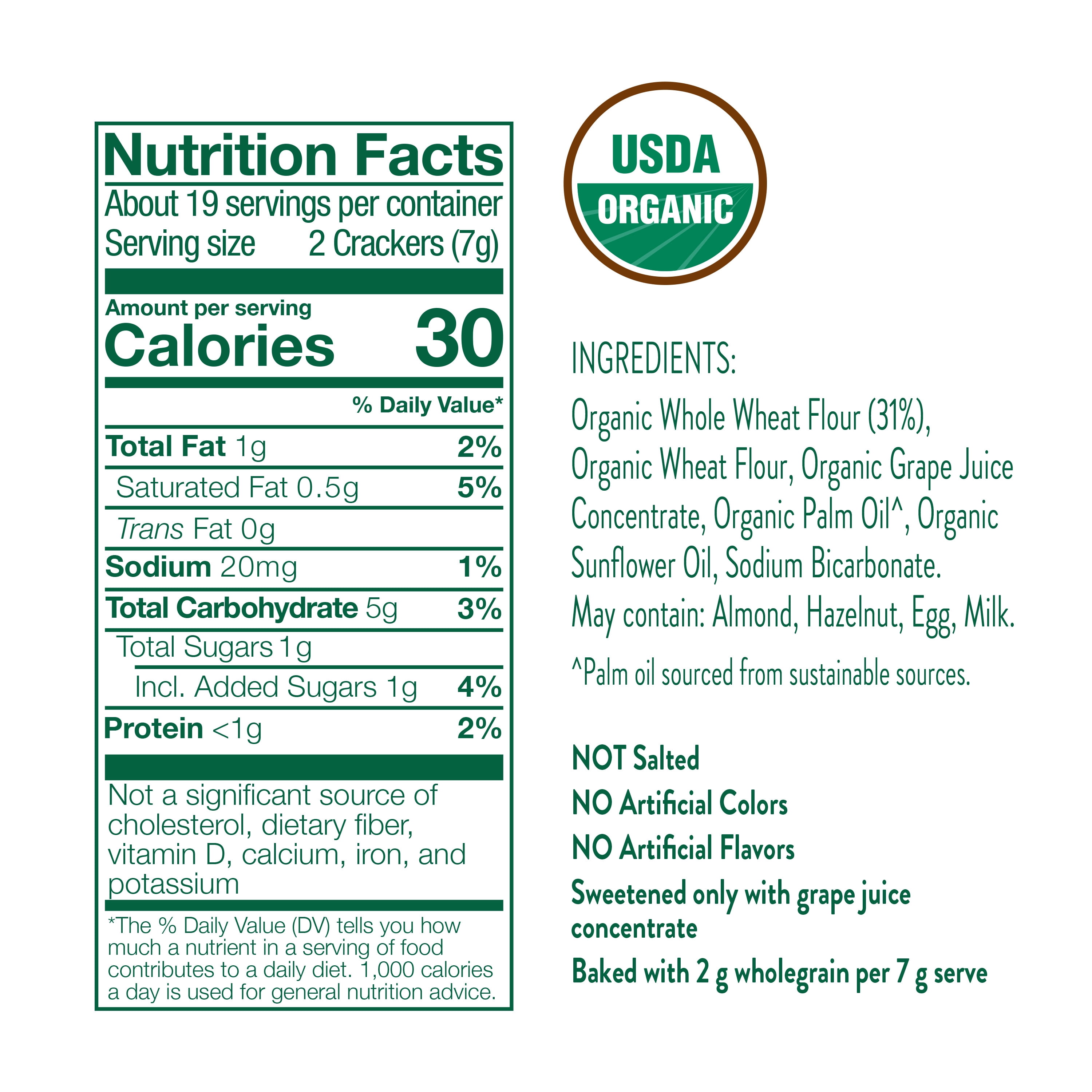 Little Bellies Organic Animal Crackers 4.58 oz