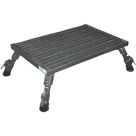 Safety Step XLA-09C Folding Adjustable Step, X-Large 16" x 24" Platform, Adjusts to 4 Separate Heights Ranging from 7-8.5", Granite