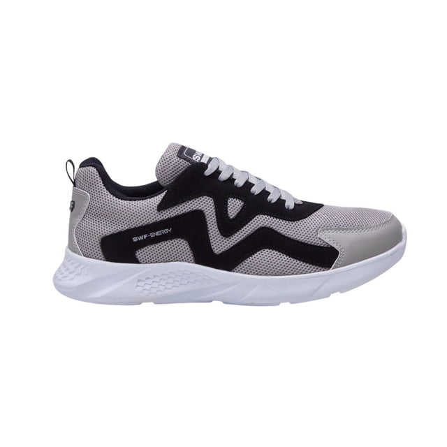 Tenis Deportivos Para Hombre En Material Textil Porozo Con Diseño Asimétrico, Multicolor