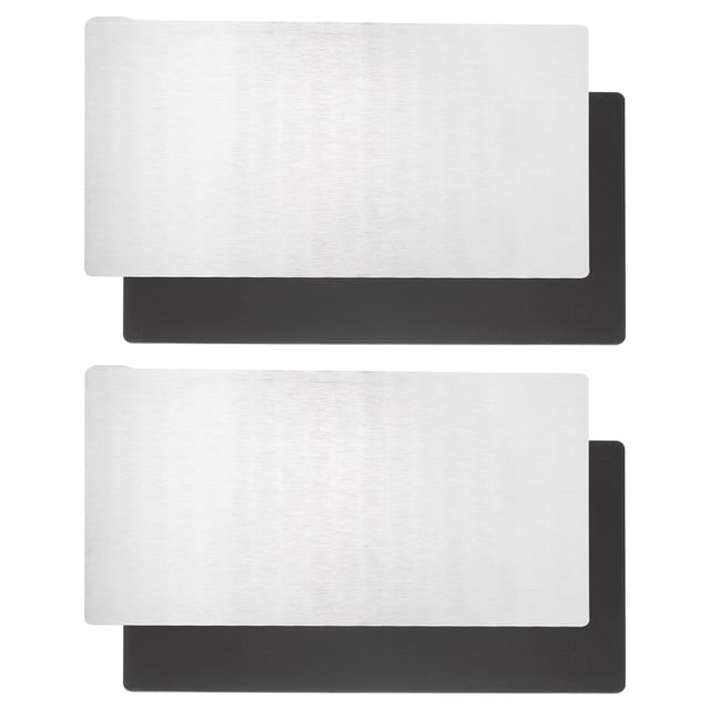 Uxcell 2PCS Resin 3D Printer Flex Building Plate, Spring Steel Flexible Plate and Magnetic Base Platform 202x128mm