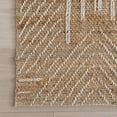 thumbnail image 5 of nuLOOM Gardenia Geometric Jute Blend Area Rug, 4' x 6', Natural, 5 of 9