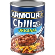 Armour Star Chili with Beans, Canned Food, 14 OZ