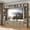 Oak, variant on ChVans 106" W Wall Unit TV Stand with Storage for TVs up to 80", Modern TV Console with LED Lights, Entertainment Center with Bookshelves for Living Room