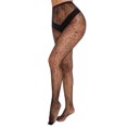 thumbnail image 3 of Halloween Fishnet Tights For Adults Party Black Sheer Stockings Elegant Style, 3 of 4