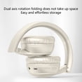 thumbnail image 6 of dollar items Active Noise Cancelling Headphones, Wireless Over Ear Bluetooth Headphones, 3EQ Modes via Button, 60H Playtime Lightweight Folding Stereo Bass Headset with Mic, for Travel Home, 6 of 8