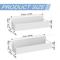 thumbnail image 3 of Magnetic Fridge Storage Rack Organizer, 2-Pack Black 11.8 Inch Refrigerator Side Shelf with Hooks for Spice Jars & Kitchen Gadgets, Space-Saving Metal Holder for Rv & Small , A Refrigerator Shelf, 3 of 9