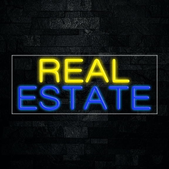 Real Estate-LED Neon Sign 30"L x 12"H #30115