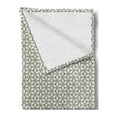 thumbnail image 2 of Geometric Soft Flannel Fleece Blanket, Rhombuses with Star Pattern Contemporary Style Shapes and Greyscale Backdrop, Cozy Plush for Indoor and Outdoor Use, 50" x 70", Ivory and Grey, by Ambesonne, 2 of 5