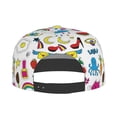 thumbnail image 4 of Fotbe Summer Flat Bill Visor Cap Classic Snapback Hat Polyester Foam Trucker Hat Trucker Cap Adjustable Baseball Cap, 4 of 9