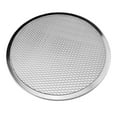 thumbnail image 2 of Round Aluminum Pizza Screen Baking Screen Seamless-Rim Crisper Pan 6 - , 17inch, 2 of 10