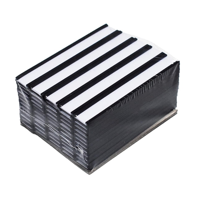 Portaetiquetas con canal C, etiquetas para estanterías, protectores diarios para el hogar, insertos de tarjetas para estanterías de garaje, oficinas, , 7.62 X 1.27 Cm, 60 762 x 127 cm 60 piezas