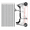 9.5" Compound bow, variant on Lonmuju 10-inch Compound Bow Set for Adults with 10 Arrows and Target Paper