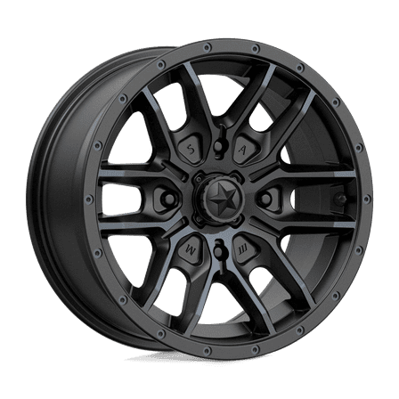 MSA Offroad Wheels Cast Aluminum Rim MA43 15X7 4X156 S-BLK TTCC 10MM, M43-05756