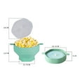 thumbnail image 4 of CSChome Popcorn Bowl Popcorn Bowl Food Grade Foldable Large Capacity Heat Resistant Silicone with Lid, 4 of 7