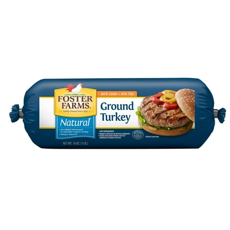 Foster Farms 90% 1 LB Ground Turkey Roll