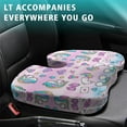 thumbnail image 4 of Premium Unicorn Pattern Memory Foam Seat Cushion Ergonomic Chair Pad for Office Chair, Car, Airplane & Bleachers Sciatica, Tailbone Hip & Back Pain Relief - Chair Cushion for Long Office Workers., 4 of 5