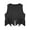 Black, variant on Kids Open Front Faux Suede Tassel Hippie Vest Waistcoat Party Black 6