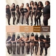 thumbnail image 5 of Sheer Illusion Fleece Lined Tights, Thermal Leggings with Tummy Control & Butt Lifting Design, 5 of 5