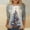 Multicolor 1, variant on T-Shirt for Women Plus Size 3/4 Sleeve Crew Neck Tops Funny Christmas Tree Printed Graphic Tees, Gifts for Women, S-5XL
