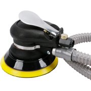 5-Inch Self-Vacuuming Air Random Orbit Sander,Dual Action Palm Sander with Hose and Dust Bag for Car, Wood Wax, Metal Work