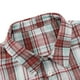 thumbnail image 4 of pstuiky camisas de manga larga para hombre, Camisa de manga larga a cuadros con botones para hombre, informal y de moda, con solapa. Camisa de manga larga con solapa para hombre. xl, 4 of 5