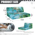 thumbnail image 2 of Pzuqiu Turtle Print RV Dinette Cushion Covers Soft Washable RV Dinette Seat Covers Replacement Sofa Cushion Slipcovers for Camper Car Bench Seats, 2 of 7