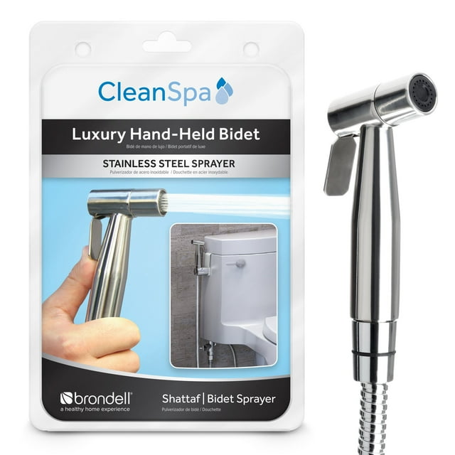 Pulverizador portátil para bidé Brondell CSL-40 de acero inoxidable
