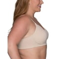 thumbnail image 3 of Vanity Fair Women's Wireless Comfort Bra No Underwire, Customize Your Shape & Support: Convertible Straps, Easy Pullover, Back Smoothing-Neutral, 3 of 4