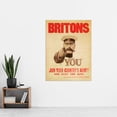 thumbnail image 2 of Leete War WWI UK Kitchener Britons Iconic Advert Extra Large XL Wall Art Poster Print, 2 of 3