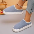 thumbnail image 5 of Womens Slippers Fluffy Slippers Cozy Lined Slippers For And Winter Warm Indoor Outdoor Soft Comfortable On Shoes, 5 of 9