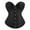 Black, variant on Women Strapless Lace Jacquard Peacock Corset and Bustier Top with Steel Boning for Waist Training Party Costume Outfit Beige L