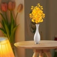 thumbnail image 4 of Artificial Flowers Bouquet,Artificial Biloba Flowers Holiday Party Daily Household Products Autumn Color Simulation Flowers, 4 of 9