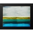 thumbnail image 2 of Hamilton, Taylor 14x12 Black Modern Framed Museum Art Print Titled - Turquoise Reflection, 2 of 5