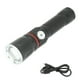 thumbnail image 1 of Linterna de luz fuerte de aleación de aluminio recargable por USB COB LED Linterna de zoom telescópica con imán de cola para exteriores Negro, 1 of 10