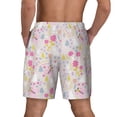 thumbnail image 4 of Daiia Cartoon Rabbit And Butterfly Mens Swim Trunks Swim Shorts Quick Dry Swim Shorts with Mesh Lining Pockets-XX-Large, 4 of 9