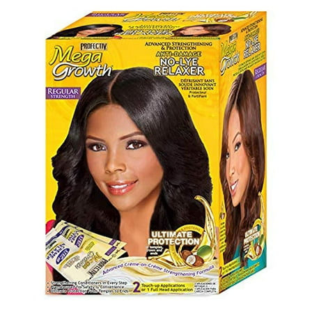 Profectiv Mega Growth No-Lye Relaxer Kit Regular Hair Care