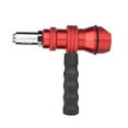 thumbnail image 4 of yeacher Aluminium Alloy Electric Rivet Adapter Rivet Machine Conversion Part Set Electric Rivet Machine Quick Conversion Joint Suitable for 2.4-4.8mm Rivets Use with Electric Drill, 4 of 6